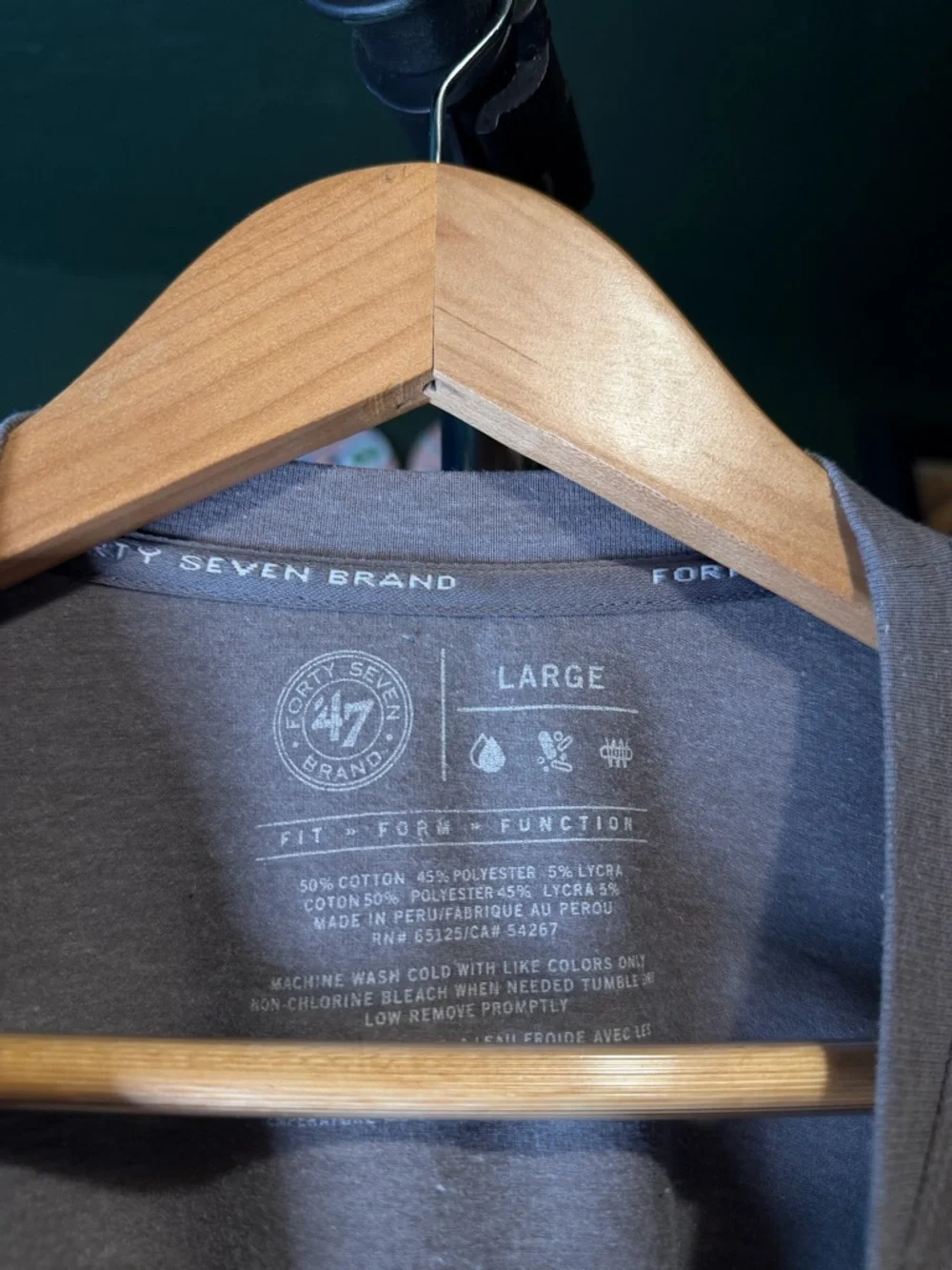 47 Brand Los Angeles Dodgers MLB Baseball Silver Crewneck Long Sleeve Tshirt - Picture 6 of 9